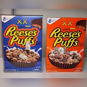 KAWS Reese's Puffs Cereal Limited Edition Companion